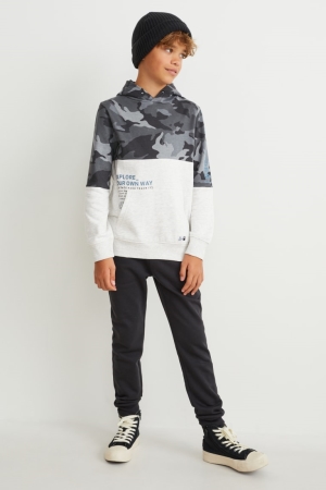 C&A Set And Joggers 2 Piece Hoodie Mädchen Schwarz | VJDPR-7430