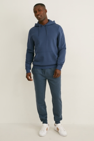 C&A Set And Joggers 2 Piece Organic Baumwoll Sweatshirts Herren Blau | GJKZM-6407