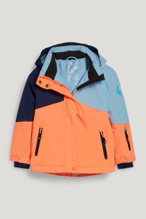 C&A Ski With Hood Recycled Jacke Mädchen Orange | LOZJR-1923