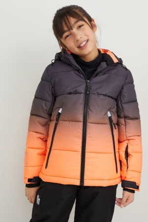 C&A Ski With Hood Recycled Jacke Mädchen Koralle | TIPFQ-7813