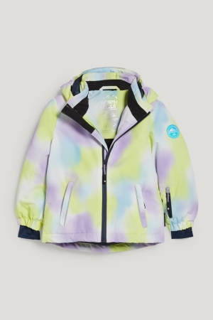 C&A Ski With Hood Recycled Patterned Jacke Mädchen Gelb | DEHCR-2846