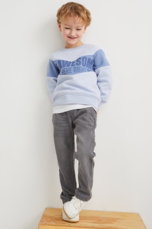 C&A Slim Jeans Jungen Blau Grau | PTXEO-9681