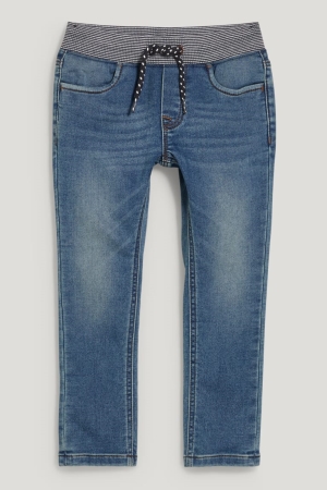 C&A Slim Jog Denim Lycra® Organic Baumwoll Jeans Jungen Blau Hellblau | VKMCD-5421