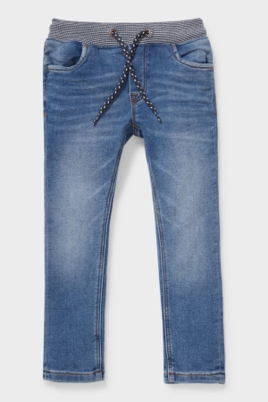 C&A Slim Jog Denim Organic Baumwoll Jeans Jungen Blau Hellblau | VEGBD-5986