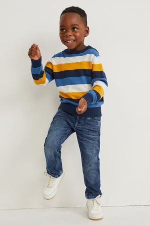 C&A Slim Thermal Jeans Jungen Blau | JHNYQ-6435