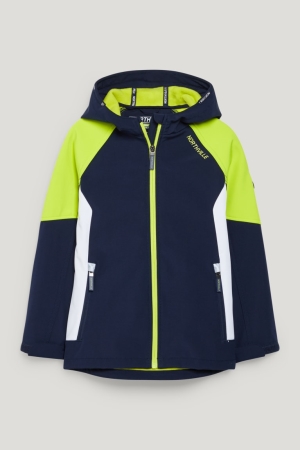 C&A Softshell With Hood Jacke Mädchen Dunkelblau | BNXIJ-7130