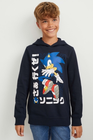 C&A Sonic Hoodie Mädchen Dunkelblau | ERULH-0638