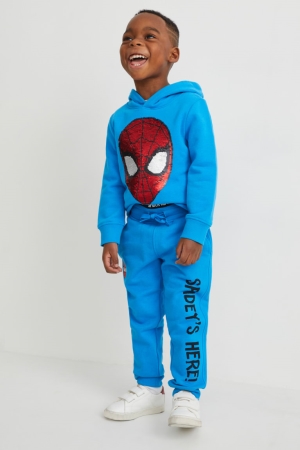C&A Spider-man Joggers Hosen Jungen Blau | VQIPL-2856
