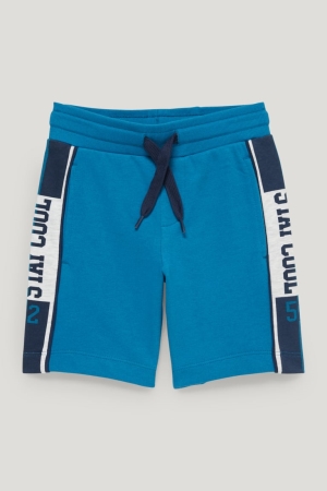 C&A Sweat Bermuda Hosen Jungen Blau | BMIGC-4910