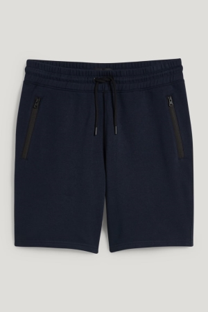 C&A Sweat Kurze Hose Herren Dunkelblau | TRCYB-9128