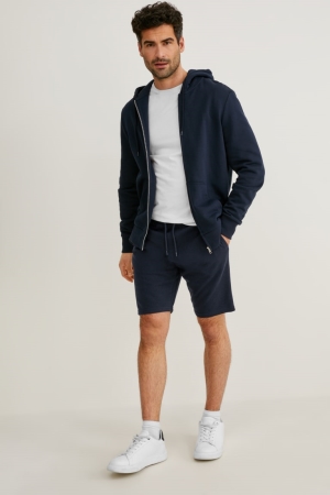 C&A Sweat Kurze Hose Herren Dunkelblau | YTSLB-2649