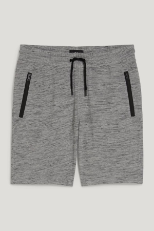 C&A Sweat Kurze Hose Herren Grau | NGSRF-5134