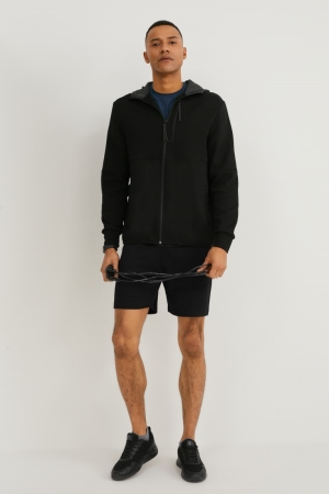 C&A Sweat Kurze Hose Herren Schwarz | BAWSD-3541