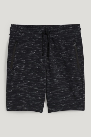 C&A Sweat Kurze Hose Herren Schwarz | GUNBI-9360