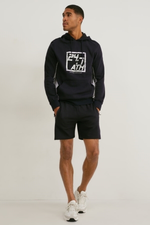 C&A Sweat Kurze Hose Herren Schwarz | OPHWG-9382