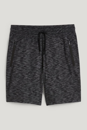 C&A Sweat Kurze Hose Herren Schwarz | UYBED-8490