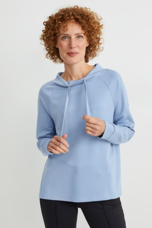 C&A Sweatshirts Damen Hellblau | NJYWQ-5128