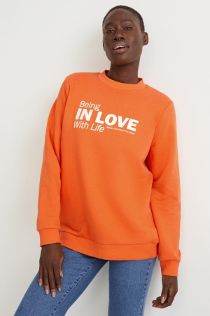 C&A Sweatshirts Damen Orange | SQPRD-1604
