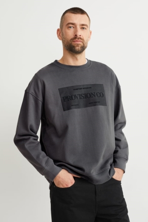 C&A Sweatshirts Herren Dunkelgrau | BGIWE-7610