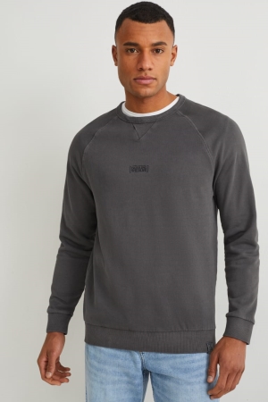 C&A Sweatshirts Herren Dunkelgrau | YLWTG-8074