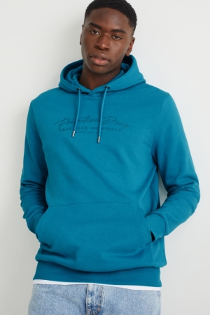 C&A Sweatshirts Herren Dunkeltürkis | TSKXI-5721