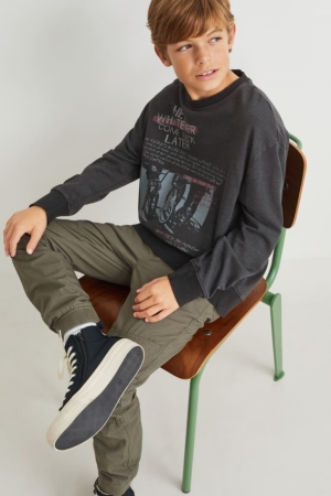 C&A Sweatshirts Mädchen Schwarz | XLINF-5021