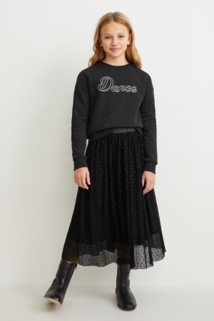 C&A Sweatshirts Mädchen Schwarz | ZXJAK-4583