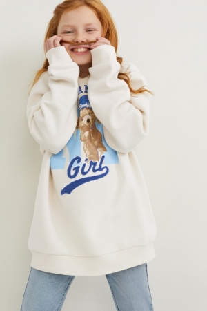 C&A Sweatshirts Mädchen Weiß | QUTVJ-9415