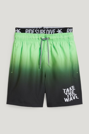 C&A Swim Bademode Jungen Hellgrün | GYDFJ-2476