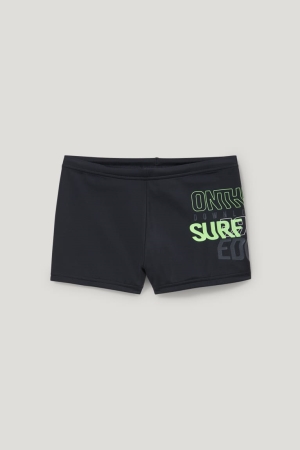 C&A Swim Lycra® Xtra Life™ Bademode Jungen Schwarz | LHGAD-2047