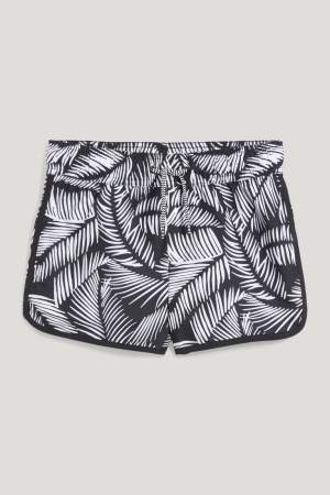 C&A Swim Patterned Bademode Mädchen Weiß Schwarz | FBPVJ-5874
