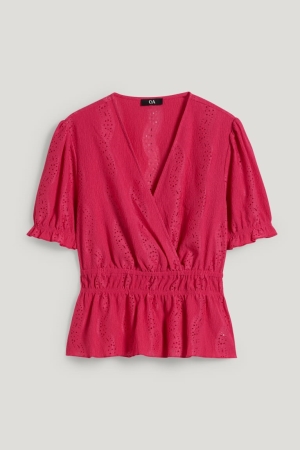 C&A T-shirts Damen Rosa | SDLZN-2635