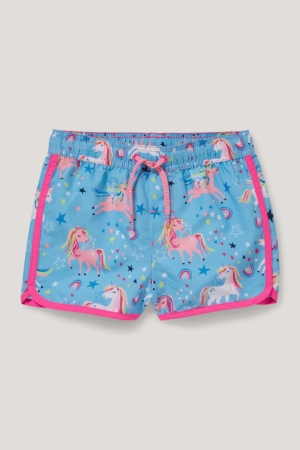 C&A Unicorn Swim Bademode Mädchen Blau | XCDGZ-3589