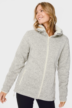 C&A With Hood Gefütterte Hoodie Damen Weiß | ETRPD-5473