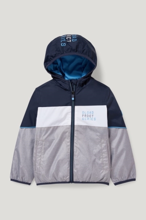 C&A With Hood Jacke Mädchen Grau | EZJBC-1459