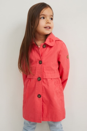 C&A With Hood Jacke Mädchen Rosa | ZQEJG-9845