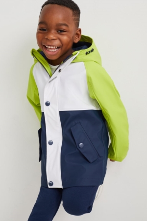 C&A With Hood Jacke Mädchen Weiß | ESWIT-4879