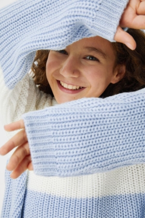 C&A With Hood Jumper Mädchen Weiß | UHWNO-8937