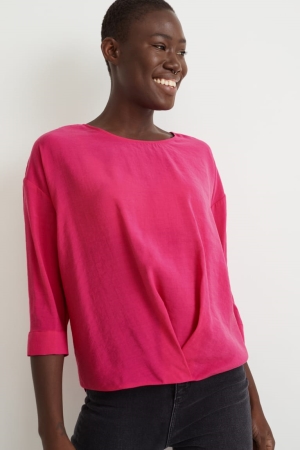 C&A With Tencel™ Modal Fibres Bluse Damen Rosa | CBQMF-6807